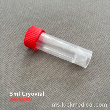 Produk Makmal Cryovial 5ml FDA